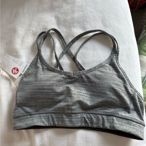 Manduka Women's Strappy Gray Sports Bra